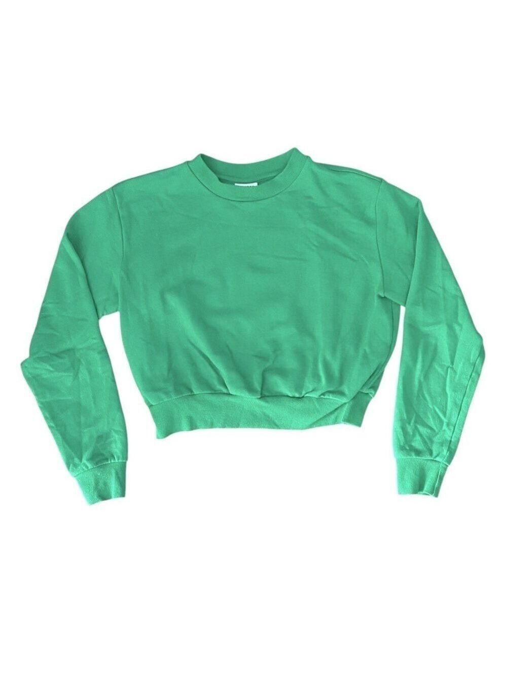 Sunday Best Green Cropped Sweatshirt Size XS